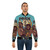 Rainbow-colored bomber jacket with a comic book-inspired design - Lifestyle