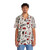 Horror movie inspired Hawaiian shirt with repeating pattern design - People Front