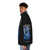 Kiss Band Spaceman Puffer Jacket with KISS logo and Spaceman design - men side left