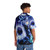 Purple Hawaiian Shirt with Tropical Floral Pattern - People Back