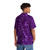Purple glitter confetti Hawaiian shirt - People Back