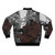Ergo Proxy anime-inspired bomber jacket with logo and character design - Back