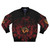 Shaman logo bomber jacket with a bold graphic design