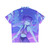 Purple and blue hawaiian shirt with lapis lazuli pattern - Back