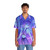 Purple and blue hawaiian shirt with lapis lazuli pattern - People Front