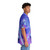 Purple and blue hawaiian shirt with lapis lazuli pattern - People Pight