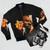 Curtis Mayfield Super Fly Retro Bomber Jacket - Flat lay