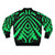 Emerald Diamond Bomber Jacket - Stylish and Fashionable Outerwear - Back