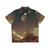 Retro vintage Hawaiian shirt with collage of couple, space and sci-fi elements