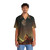 Retro vintage Hawaiian shirt with collage of couple, space and sci-fi elements - People Front