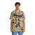 Retro VHS Hawaiian Shirt with Colorful 80s/90s Pop Culture Pattern - People Front