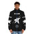 A cozy puffer jacket featuring the album art of Kino's 'A Star Named Sun' - men front