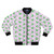 Spriggy Pattern Bomber Jacket with Floral Design