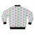Spriggy Pattern Bomber Jacket with Floral Design - Back