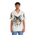 Watercolor Wolf Hawaiian Shirt - People Front