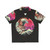 Retro Tiger Wave Hawaiian Shirt with tropical animal print and surf style