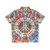 Retro tie dye peace sign psychedelic design Hawaiian shirt
