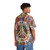 Retro tie dye peace sign psychedelic design Hawaiian shirt - People Back