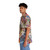Retro tie dye peace sign psychedelic design Hawaiian shirt - People Left