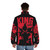 King of Games Puffer Jacket featuring Yu-Gi-Oh! characters and symbols - men back