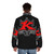 Kindig Classic Puffer Jacket with Vintage Car Graphic - men back