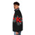 Kindig Classic Puffer Jacket with Vintage Car Graphic - men side left