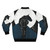 Long Walk Bomber Jacket with Horse and Moon Design - Back