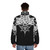 Kim Dracula Oversized Puffer Jacket with Logo Design - men back
