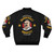 Democracy Manifest bomber jacket featuring the famous "Succulent Chinese Meal" meme from Australia - Back