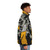Vintage "Kill the Bill" puffer jacket with retro music and film inspired design - men side right