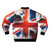 British flag abstract design bomber jacket - Back
