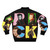 Rick Astley in a pop art-inspired bomber jacket - Back