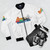 RStudio logo bomber jacket with a stylish and practical design for programmers and developers - Flat lay