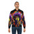 Jimi Hendrix inspired vintage bomber jacket with abstract psychedelic design - Lifestyle