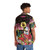 hawaiian flower astronaut skeleton shirt cosmic space themed - People Back