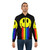Retro Rainbow Smiley Face Emoticon Bomber Jacket - Lifestyle