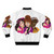 To Wong Foo Bomber Jacket featuring Alejandro Mogollo Art - Back