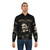 Nikola Tesla inspired bomber jacket featuring pop art design and science elements - Lifestyle