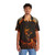 Haunting Eclipse Hawaiian Shirt with Werewolf and Wolf Designs - People Front