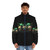 Kerbal Space Program Puffer Jacket featuring colorful art design - men front