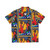 Boney M-inspired Hawaiian shirt with retro music group graphics