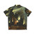 Hieronymus Bosch inspired Hawaiian shirt featuring surreal, medieval-style landscape - Back