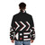 Kensa No 4 Tricolor Contrast Puffer Jacket with Squid Forms - men back