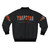 Trapstar orange and black striped bomber jacket - Back