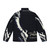 Kenny Wayne Shepherd wearing a blue puffer jacket with his name and logo - Back
