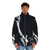 Kenny Wayne Shepherd wearing a blue puffer jacket with his name and logo - men front