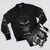 Extreme band bomber jacket with live tour design - Flat lay