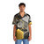 Hexagon Composition Hawaiian Shirt with Geometric Pattern - People Front