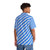 Bavarian blue and white diamond flag pattern hawaiian shirt - People Back