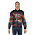 Owl DJ Bomber Jacket with Colorful Graphic Design - Lifestyle